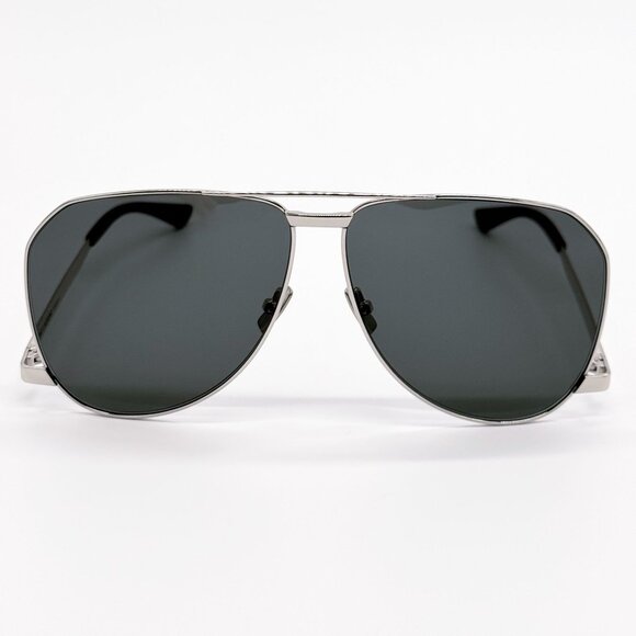 NEW SAINT LAURENT SUNGLASSES SL690 DUST 002 MEN SILVER EYEWEAR SL 690 DUST 002 - Picture 5 of 11